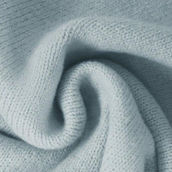 Blue Casual Women's button clousure knit Sweater - Picture 5 of 7